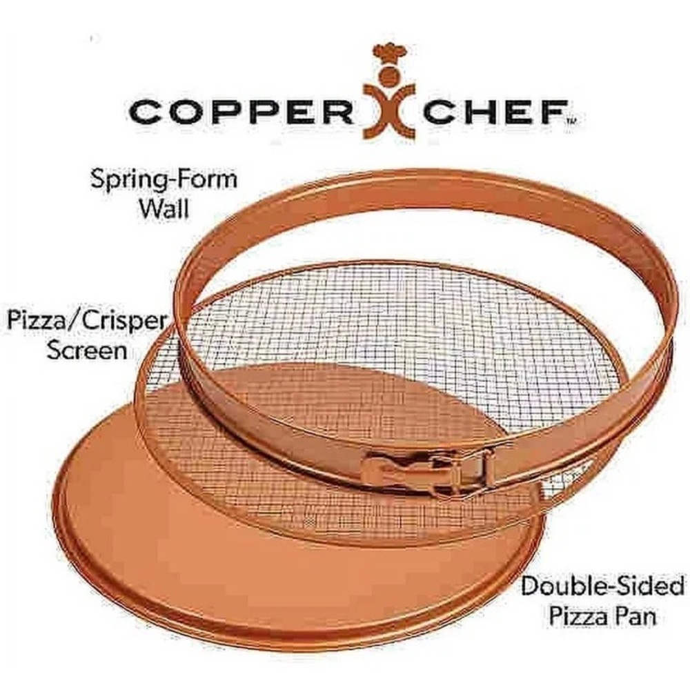COPPER CHEF PIZZA & CRISPER PAN